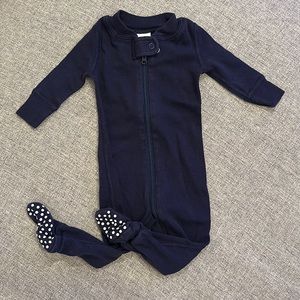 Hanna Andersson baby zip sleeper